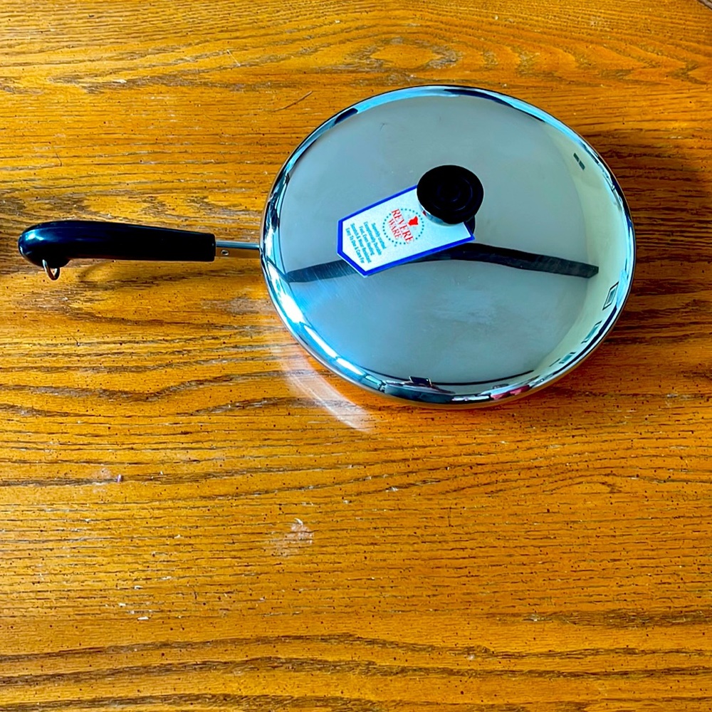 Revere Ware 10in. Stainless Steel Skillet w/ Lid